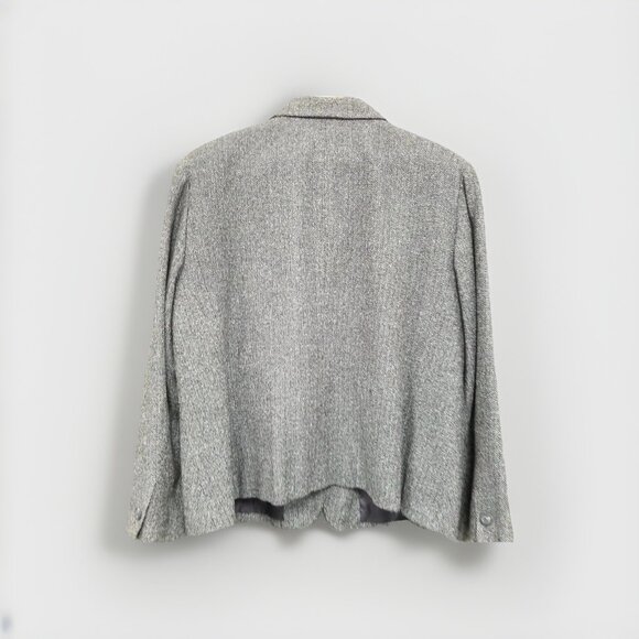 Maggie McNaughton Vtg Women's Blue Blazer Jacket Sz 18 Office Business Preppy - Picture 2 of 7